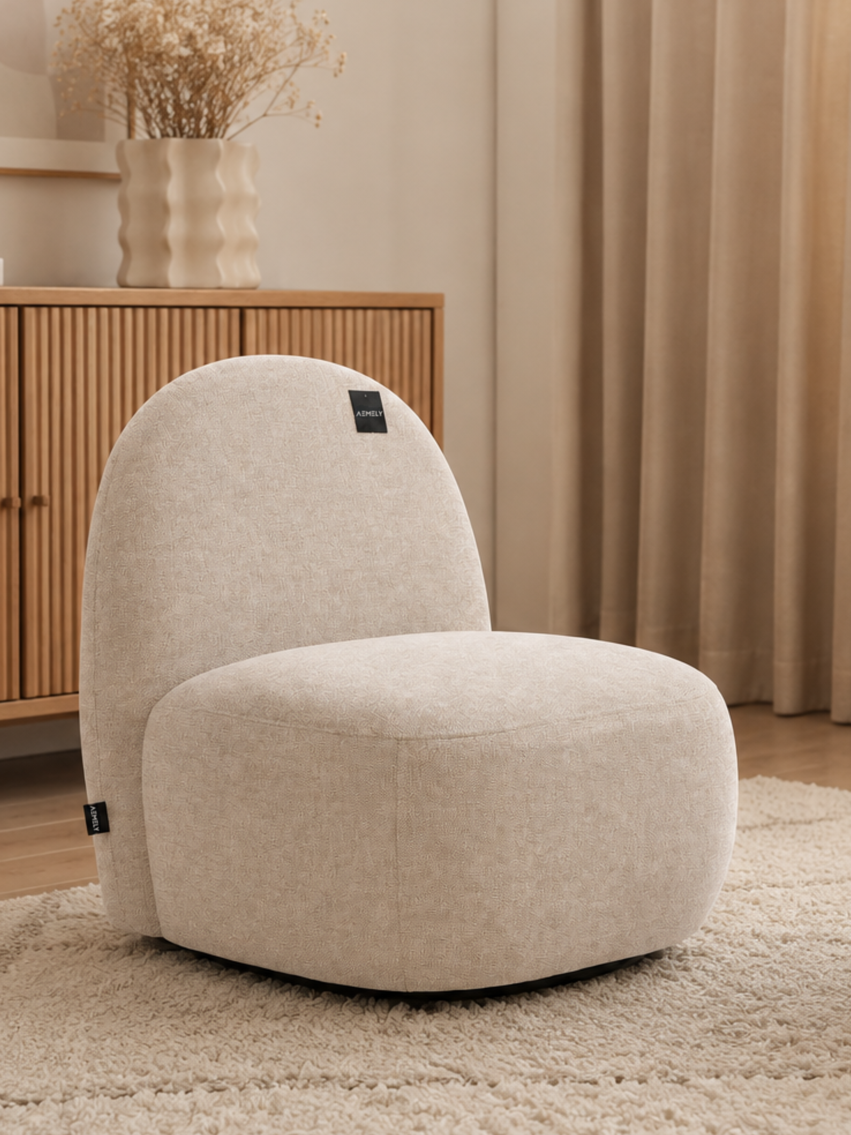 Aemely® Fem 360° Lounge-Drehsessel